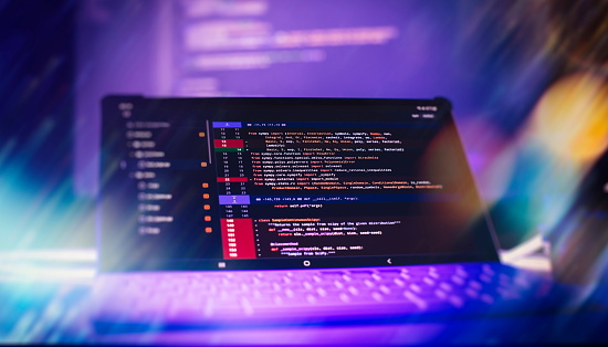 Server Logs Analysis Closeup Developing Programming And Coding ...