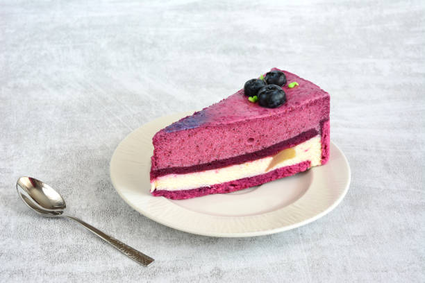 istock blueberry cheesecake decorated with fresh berries on saucer copy space 1682550772
