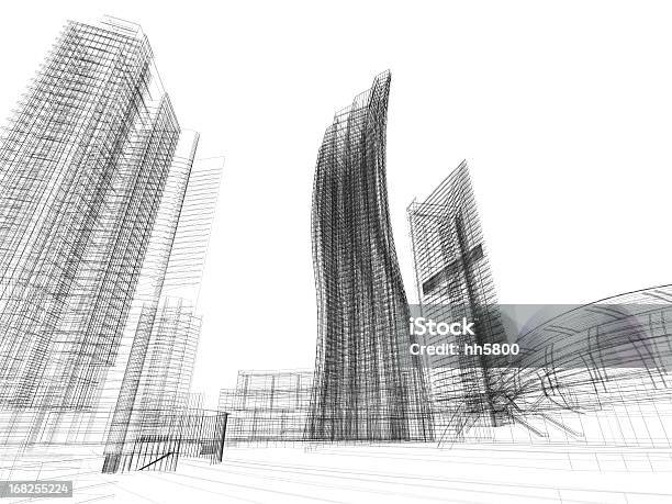 3 D Desenho De Arquitetura Imaginação Cópia Heliográfica - Fotografias de stock e mais imagens de Arquitetura
