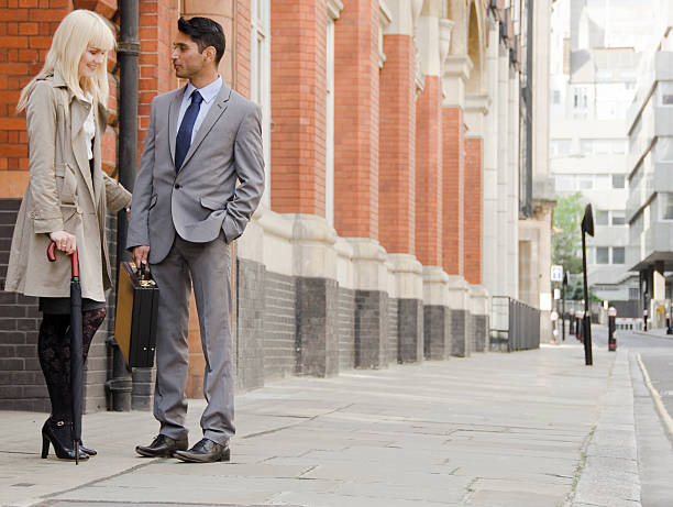 istock Business People Flirting On The Street 168255507