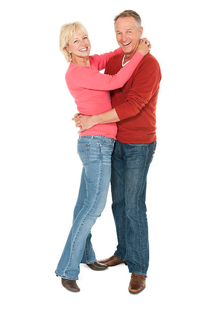 istock Mature Couple in an Embrace - Isolated 168255737