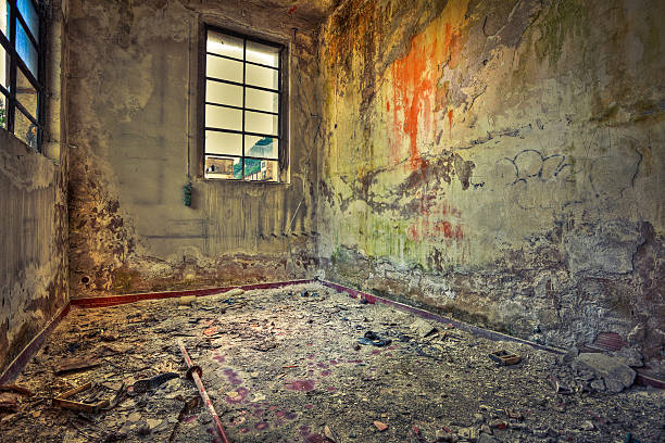 istock Room in Abandoned Factory, HDR 168257582