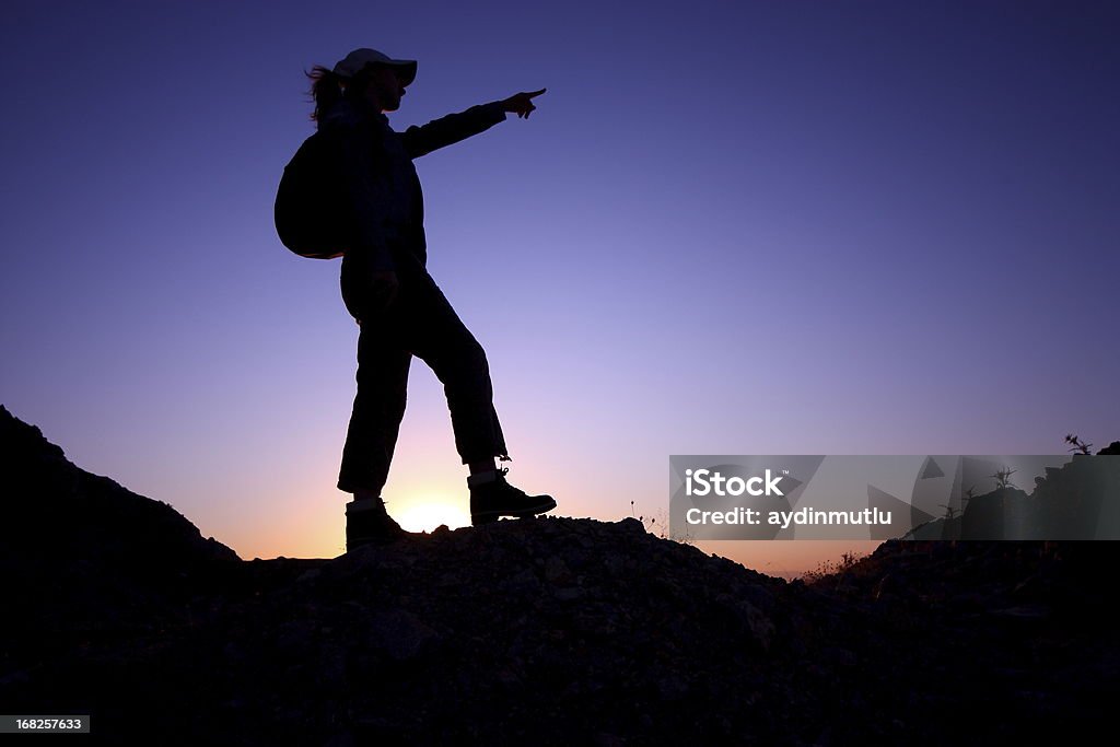 Wenn Sie die Berggipfel - Lizenzfrei Abenteuer Stock-Foto