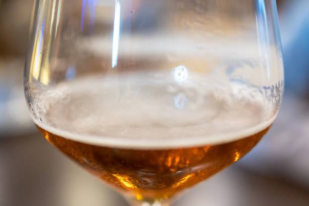 istock Craftsmanship in a Glass: Macro View of Lager 1682577408