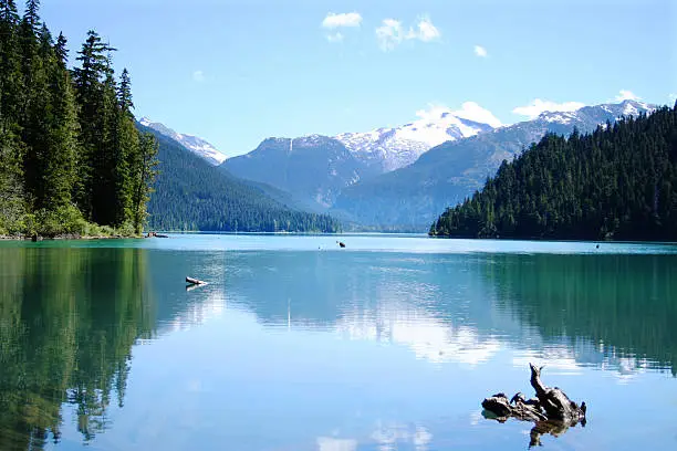 Photo of Scenic photo of the calm Cheakamus Lake