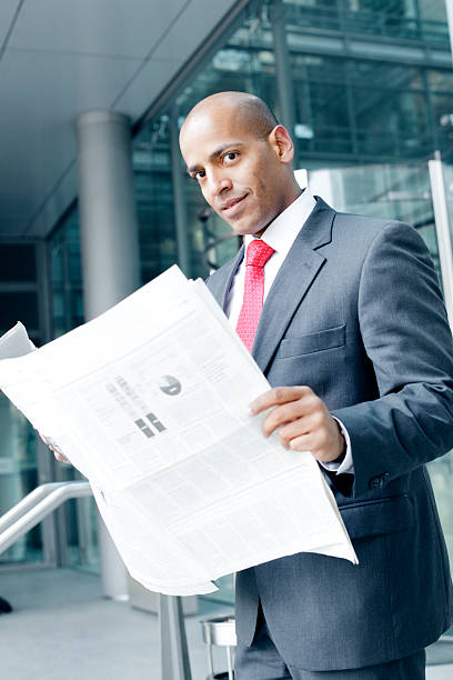 istock Business Man Reading a Newspaper 168258020