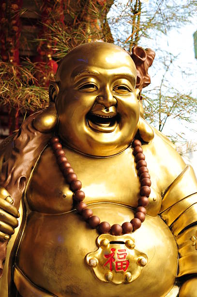 笑う buddha - temple singapore city singapore buddhism ストックフォトと画像