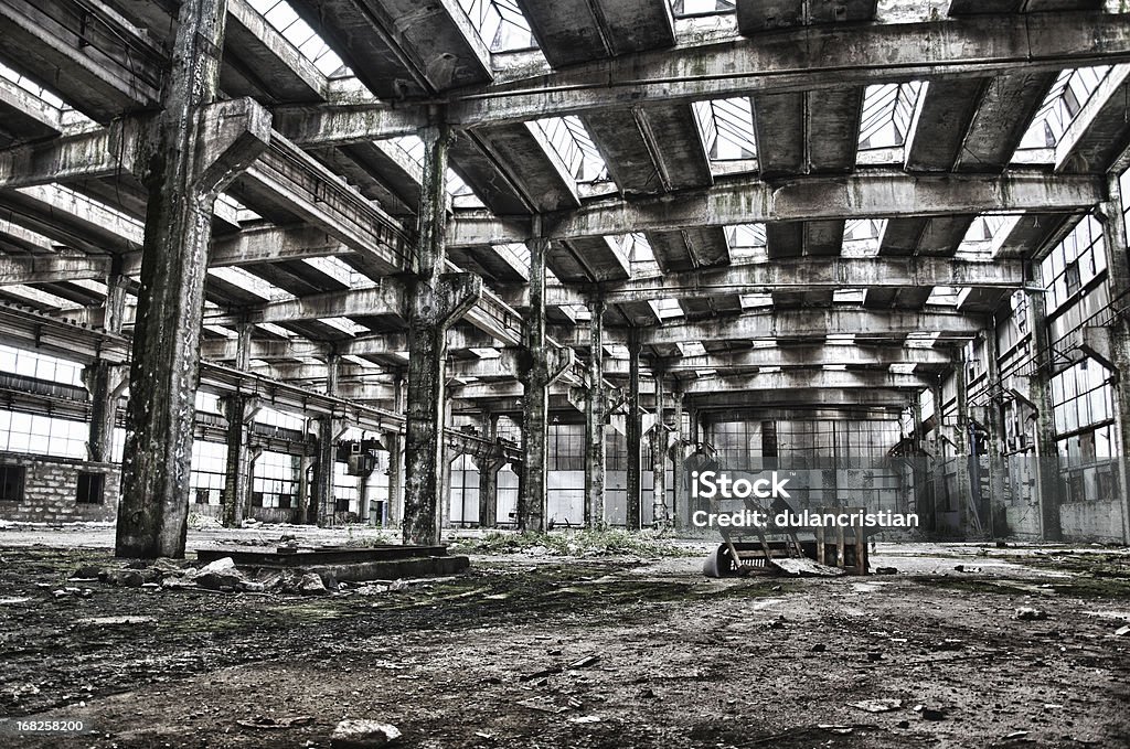 Abandonado Hall - Foto de stock de Abandonado libre de derechos
