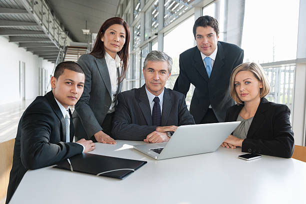 istock Multiethnic Business Team In Board Room 168258709