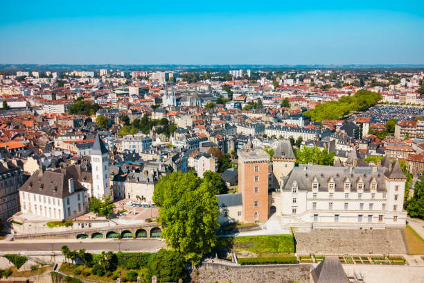 istock Pau aerial panoramic view, France 1682587329