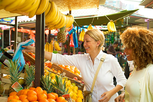 istock Women at market. 168258862