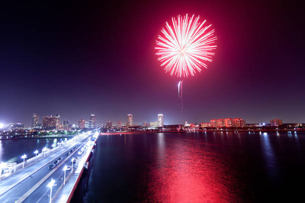 istock Fireworks in St Petersburg 168259698