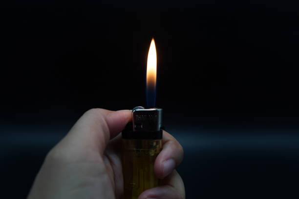 istock Image of flames on a black background. 1682611286