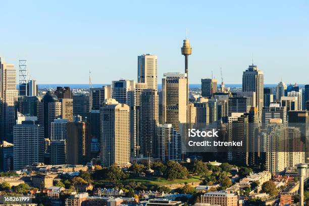 Sydney Zentrum Luftaufnahme Stockfoto und mehr Bilder von Bankenviertel - Bankenviertel, Sydney, Ansicht aus erhöhter Perspektive