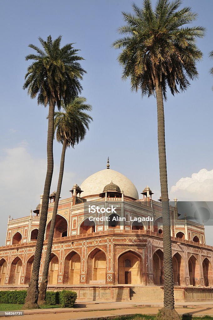 Humayun's tomb, Delhi, Pendżab, Indie. - Zbiór zdjęć royalty-free (Architektura)