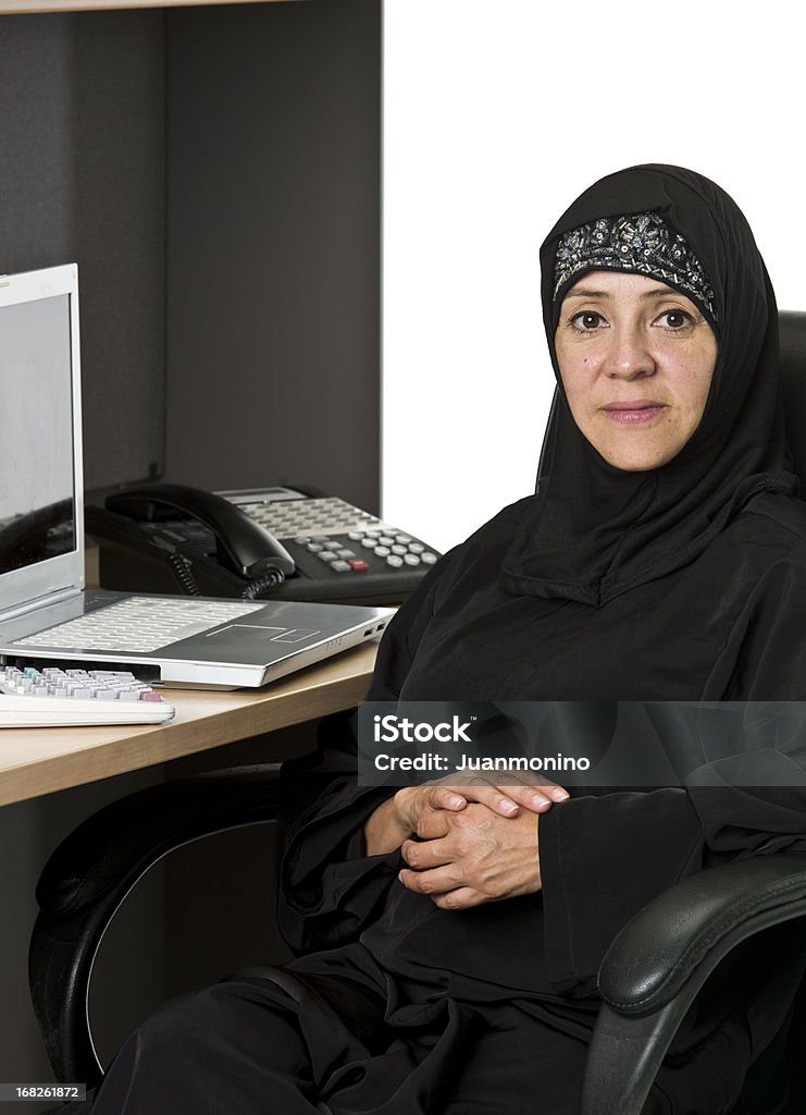 Madura musulmana mujer de negocios - Foto de stock de 40-49 años libre de derechos