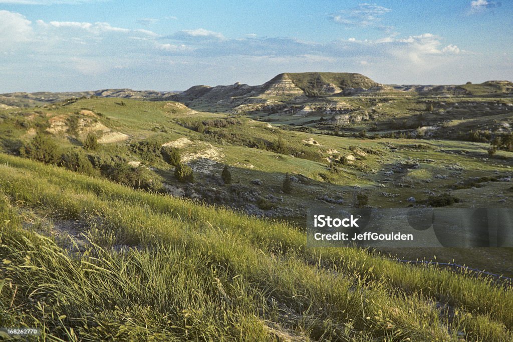 O Badlands ao pôr do sol - Royalty-free América do Norte Foto de stock