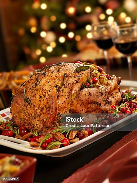 クリスマスの七面鳥ディナー - 七面鳥のストックフォトや画像を多数ご用意 - 七面鳥, クリスマス, クランベリー