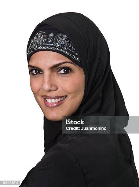 Smiling Muslim Woman Stock Photo - Download Image Now - Iranian Ethnicity, One Woman Only, Women