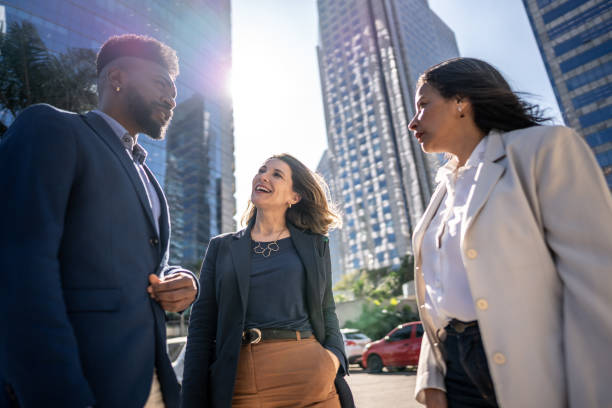istock Business people talking outdoors 1682636780