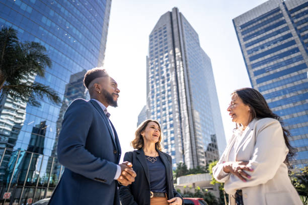 istock Business people talking outdoors 1682636792