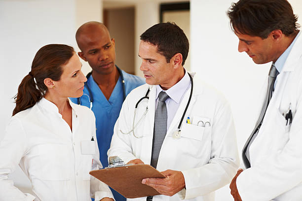 istock Multi racial medical team 168264869