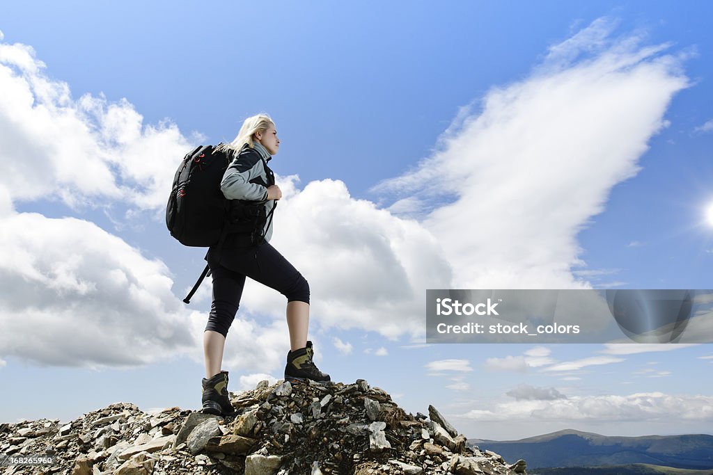 Femme la montagne - Photo de Activité de loisirs libre de droits