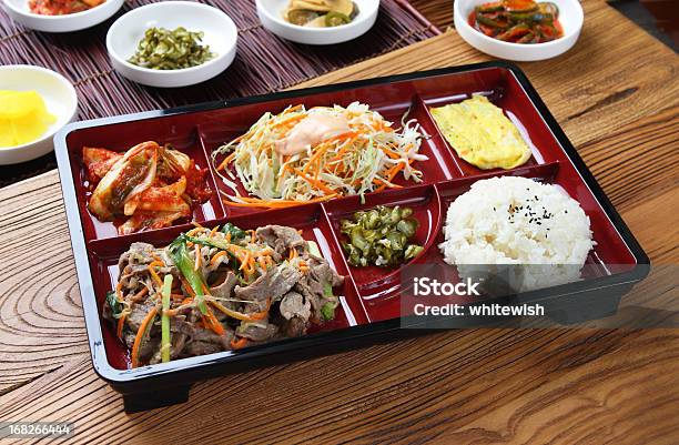 Bulgogi Bento Obiad Pole - zdjęcia stockowe i więcej obrazów Korea - Korea, Pudełko bento, Kultura koreańska