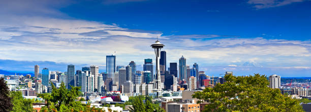istock Panorama of Seattle 168266575