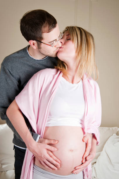 istock Loving young couple expecting a baby. 168266803