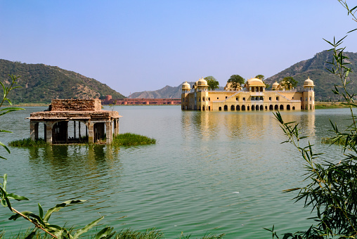 Jal Mahal lake palace near Jaipur, India