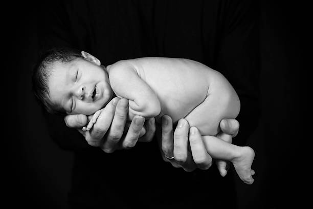 istock Newborn infant, just 9 days old. 168269469
