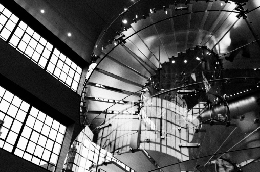 People on Staircase, NYC.