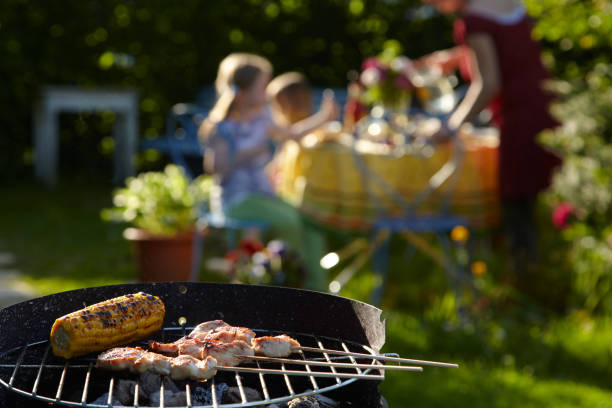 istock Family enjoying a relaxing summer barbecue party 168270048