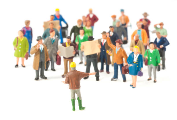 istock Striking people abstract figurine 168271199