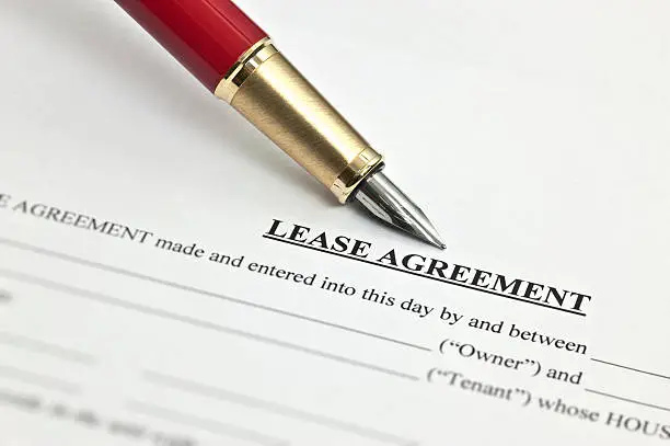 Photo of Lease Agreement