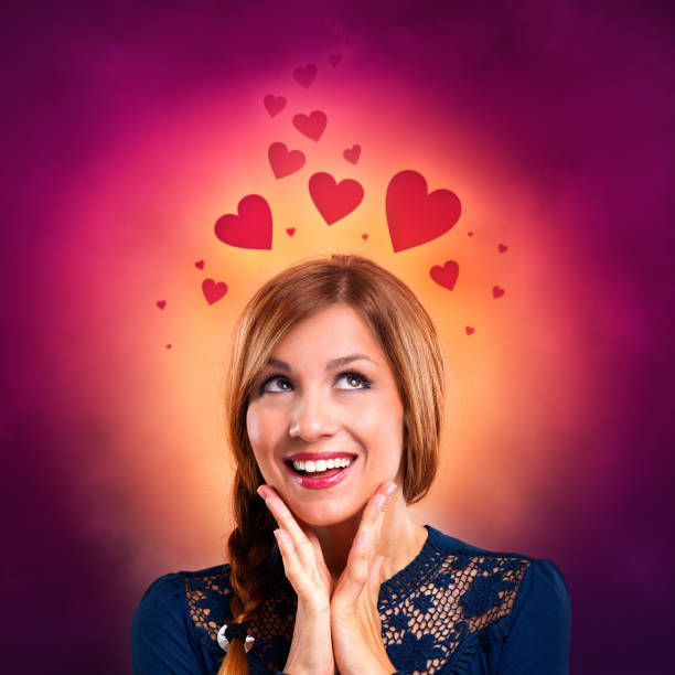 istock Young woman thinking loving thoughts 168272198