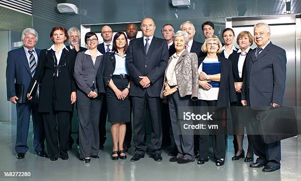 Group Of Businesspeople Posing Stock Photo - Download Image Now - Organized Group Photo, Business, Corporate Business
