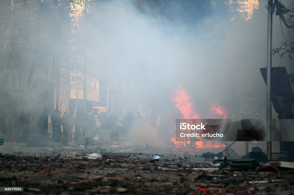 Queima de Car - Foto de stock de Protesto royalty-free