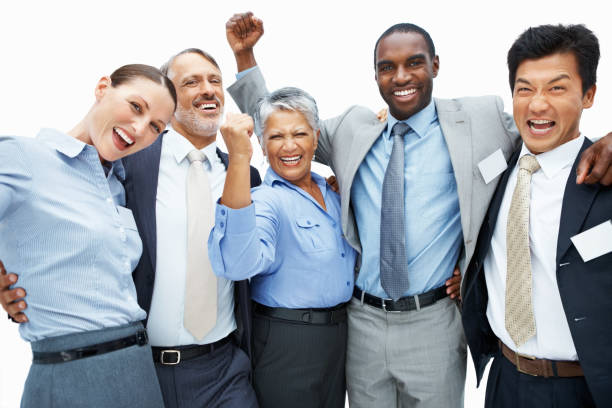istock Business people celebrating success 168274329