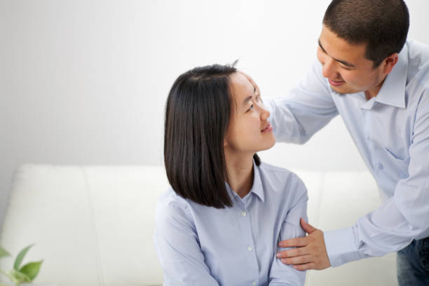 istock Young couple at home 168274652