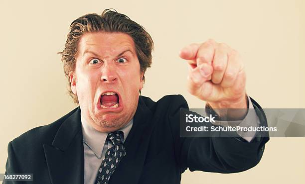 Bossy Man Stock Photo - Download Image Now - Anger, Displeased, Men