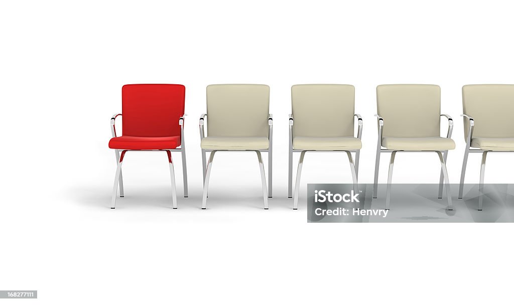 Cadeira vermelha - Royalty-free Cadeira Foto de stock