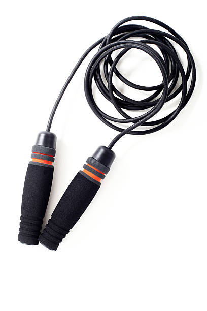 Skipping Rope Skipping rope isolated on white jump rope stock pictures, royalty-free photos & images