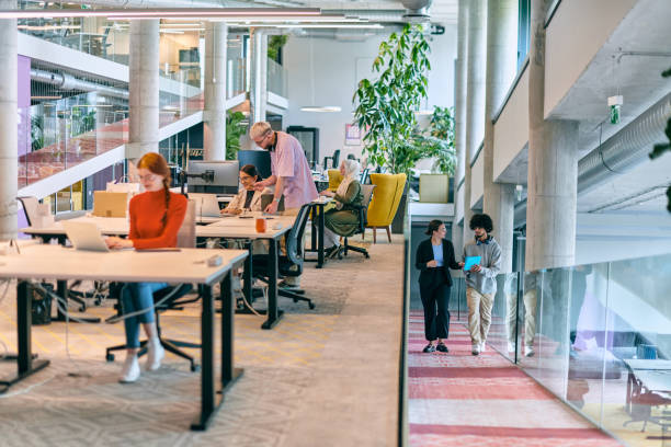istock In a modern startup office, a diverse group of young professionals collaboratively tackles various business problems and challenges, surrounded by their engaged colleagues, fostering innovation and productivity 1682781945