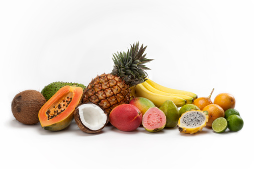 TROPICAL Fruits composition.