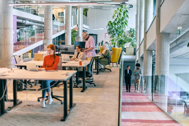 istock In a modern startup office, a diverse group of young professionals collaboratively tackles various business problems and challenges, surrounded by their engaged colleagues, fostering innovation and productivity 1682788804