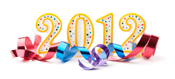 istock Numbers 2012 Candles and Ribbons 168279306