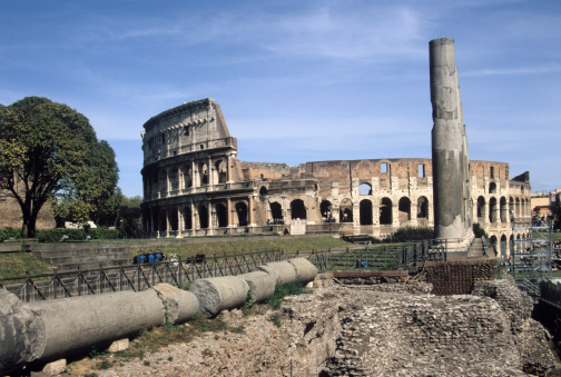 The Coliseum, Rome, Italy.