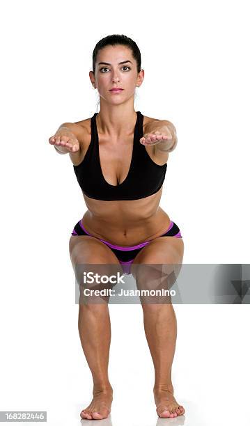 Hot Yoga Awkward Pose Stock Photo - Download Image Now - 20-24 Years, 20-29 Years, Adult